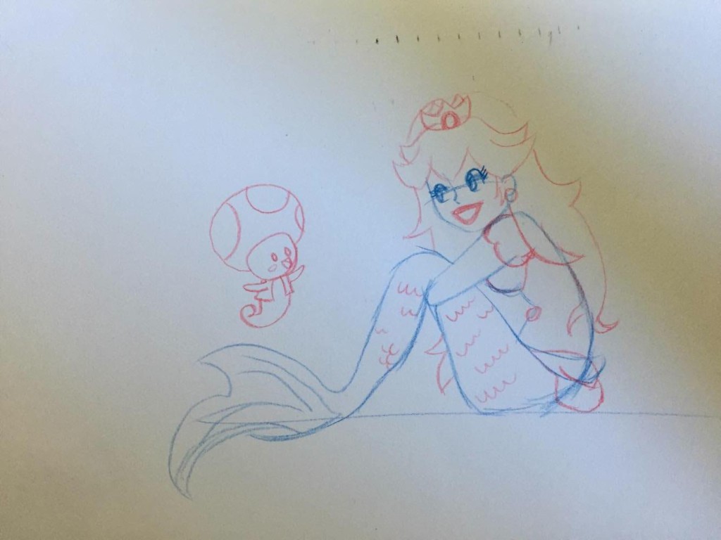 Princess Peach Mermaid
